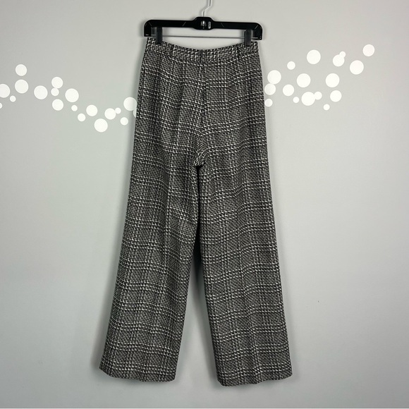 Talbots Vintage Herringbone Wide-Leg Pants Size 4 - Picture 5 of 7